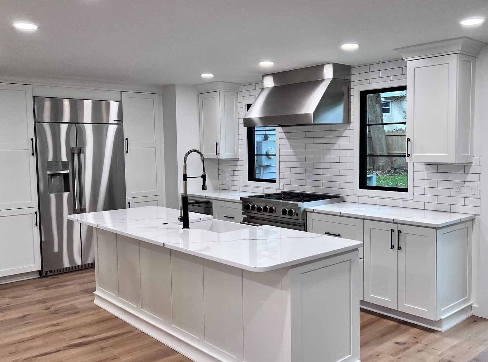 Contemporary Farmhouse Or Transitional Kitchen Kitchen Remodel by Craftsmen Construction & Design project photo